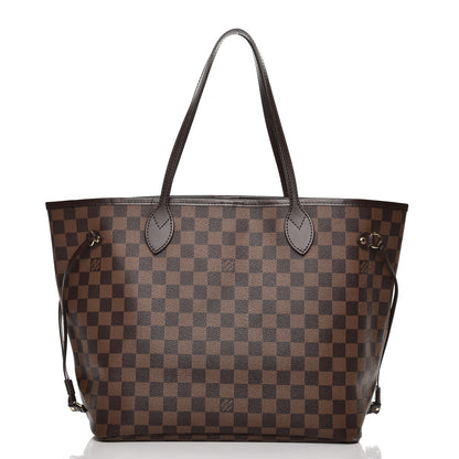 Louis Vuitton Damier Ebene Neo Neverfull MM Rose Ballerine 3 of 15