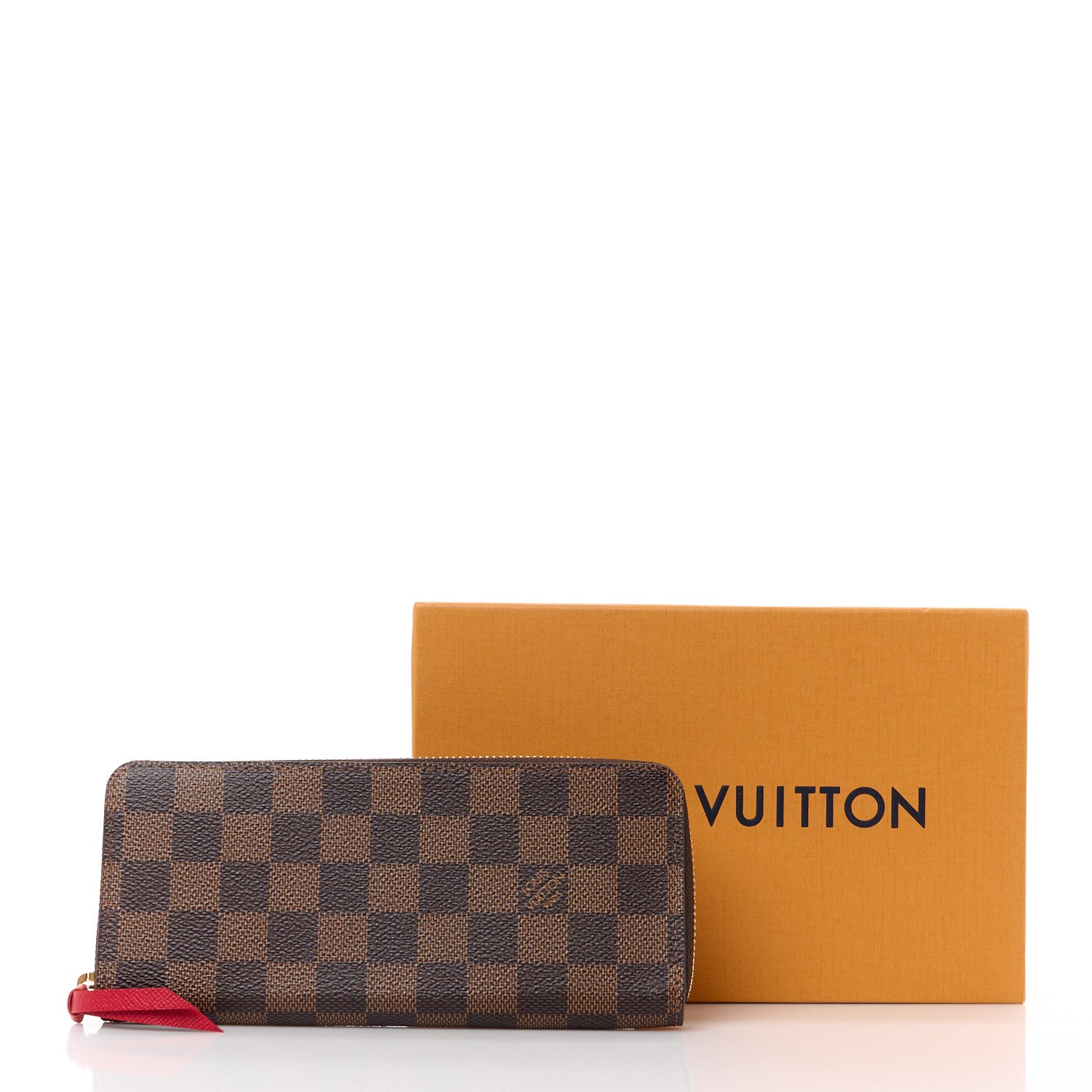 Louis Vuitton Damier Ebene Clemence Wallet Cherry 10 of 10