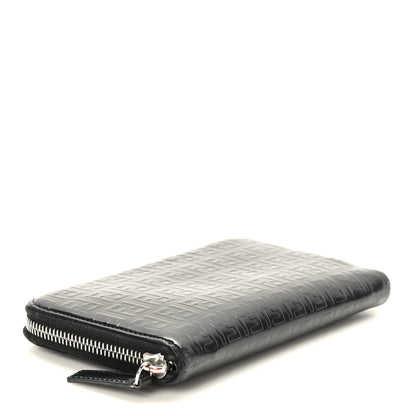Fendi FF Embossed Zip Around Wallet Black 4 of 8