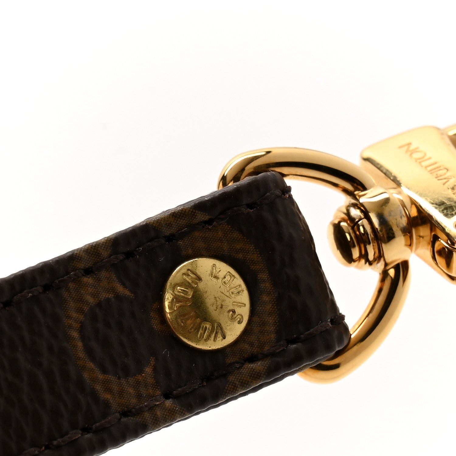 Louis Vuitton Monogram 12mm Adjustable Shoulder Strap 3 of 7