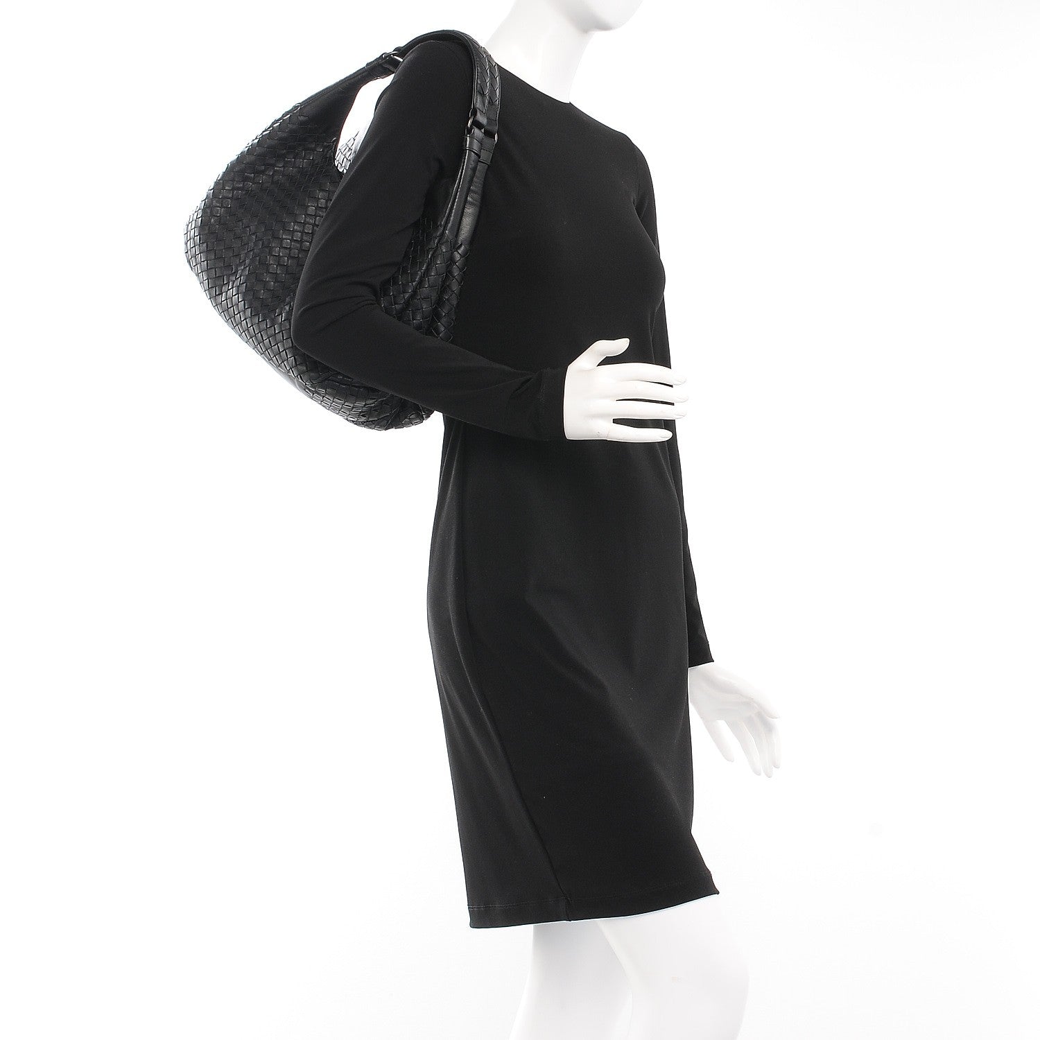 Bottega Veneta Nappa Intrecciato Medium Campana Nero Black 2 of 12