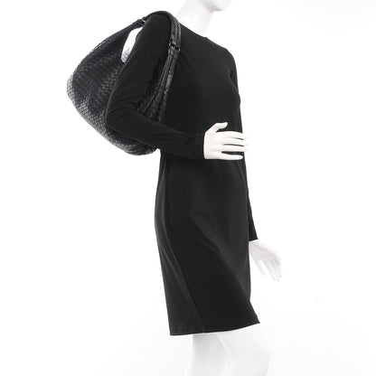 Bottega Veneta Nappa Intrecciato Medium Campana Nero Black 2 of 12