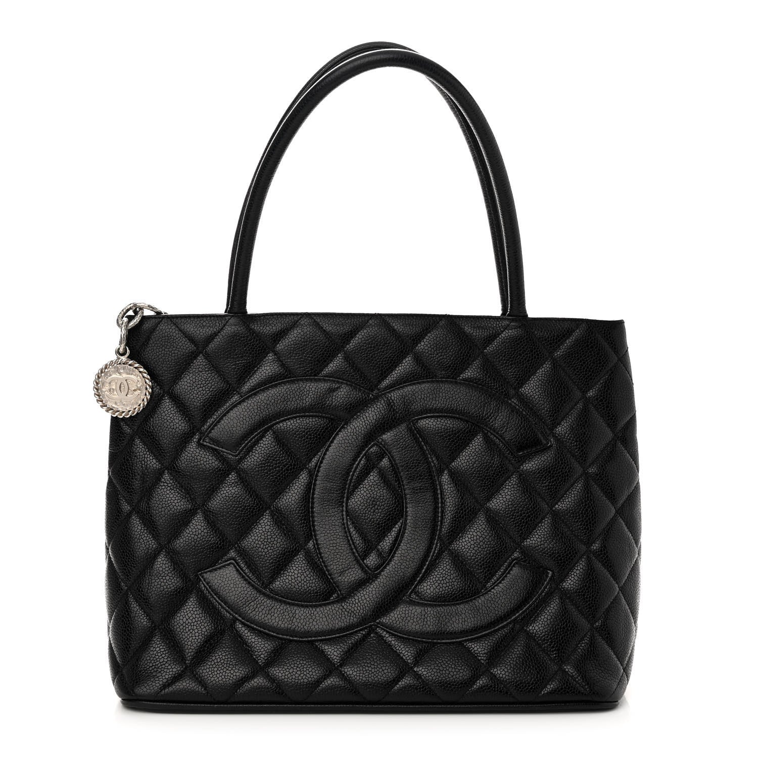 Chanel Caviar Quilted Medallion Tote Black 1 of 11