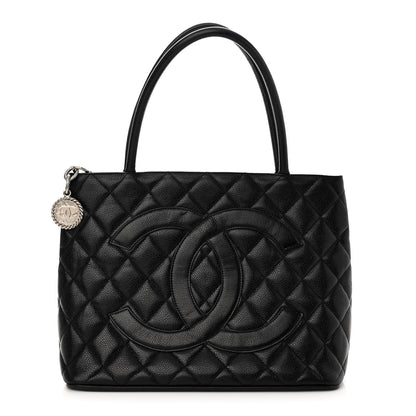 Chanel Caviar Quilted Medallion Tote Black 1 of 11