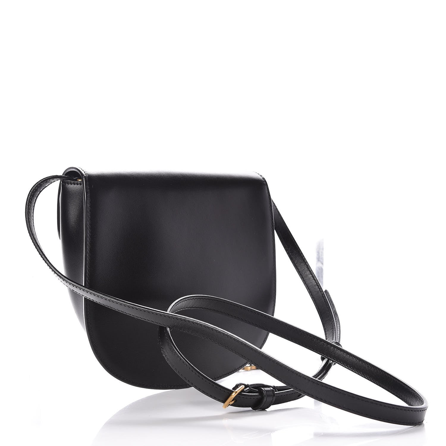Saint Laurent Calfskin Small Datcha Satchel Bag Black 3 of 10