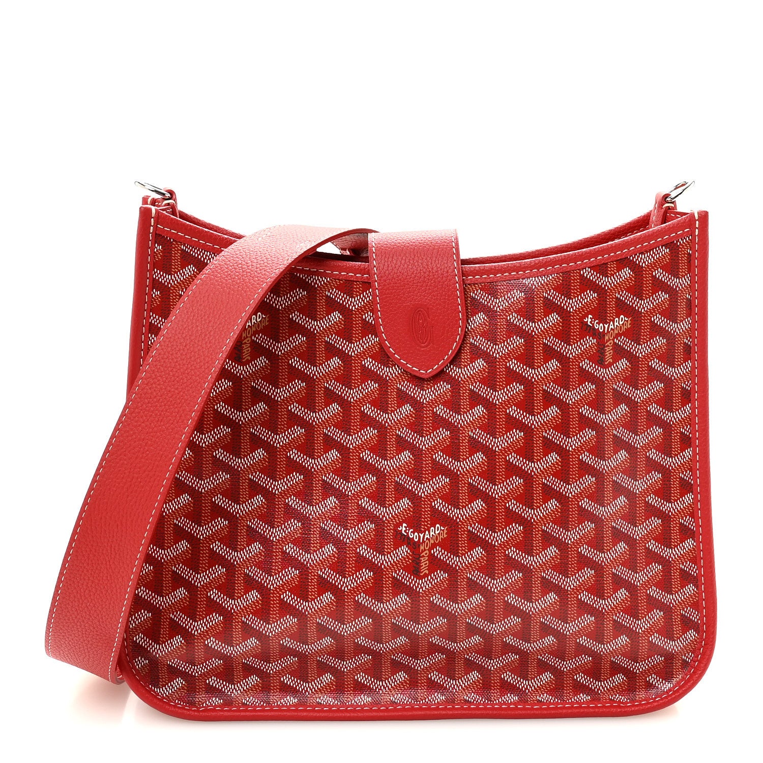 Goyard Goyardine Musette PM Bag Red 1 of 9