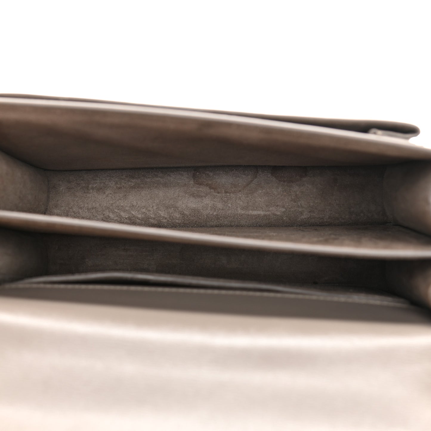 Suede Calfskin Medium Monogram Sunset Taupe
