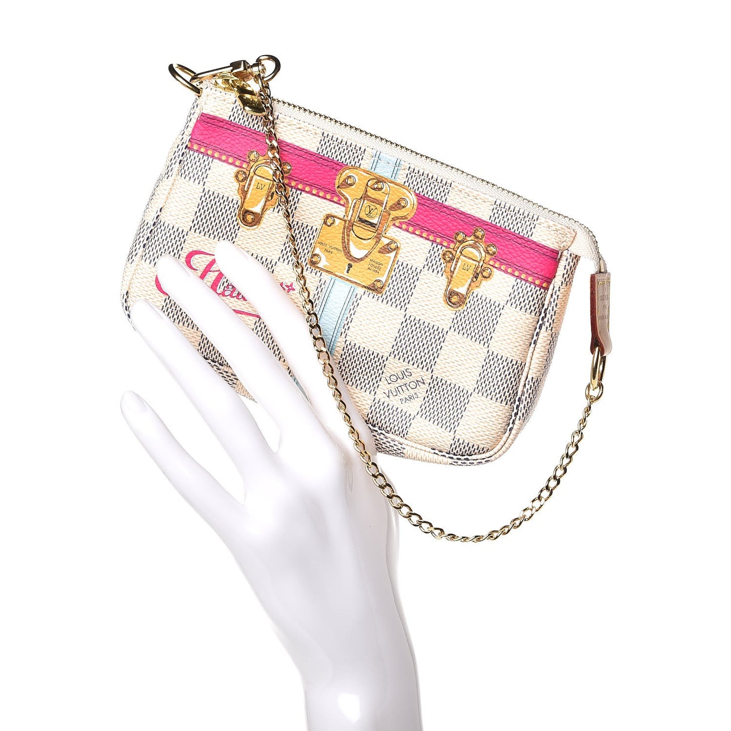 Damier Azur Summer Trunks Hawaii Mini Pochette Accessories