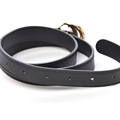 Gucci Calfskin Double G 20mm Belt 90 36 Black 4 of 6