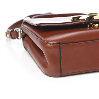 Chloe Calfskin Small C Double Carry Sepia Brown 6 of 8
