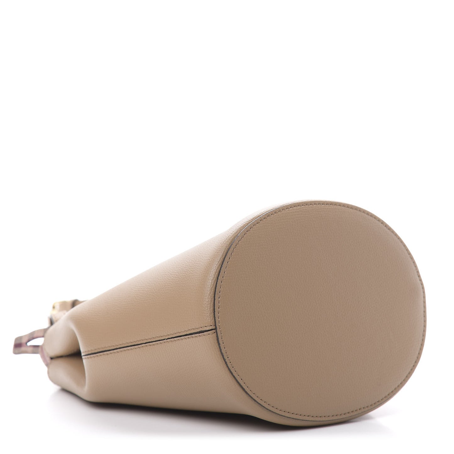Haymarket Check Colours Small Lorne Bucket Crossbody Beige