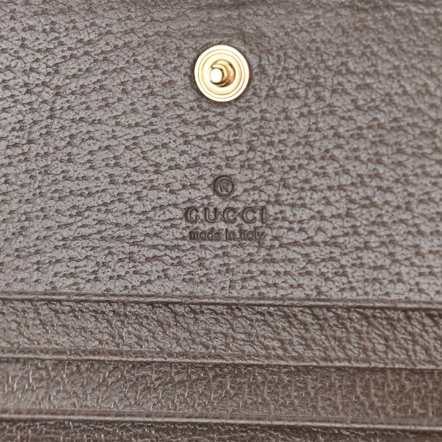 GG Supreme Monogram Web Ophidia Card Case Beige New Acero
