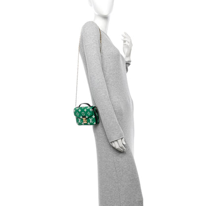 Louis Vuitton Monogram Jacquard Velvet Micro Metis Green 2 of 10