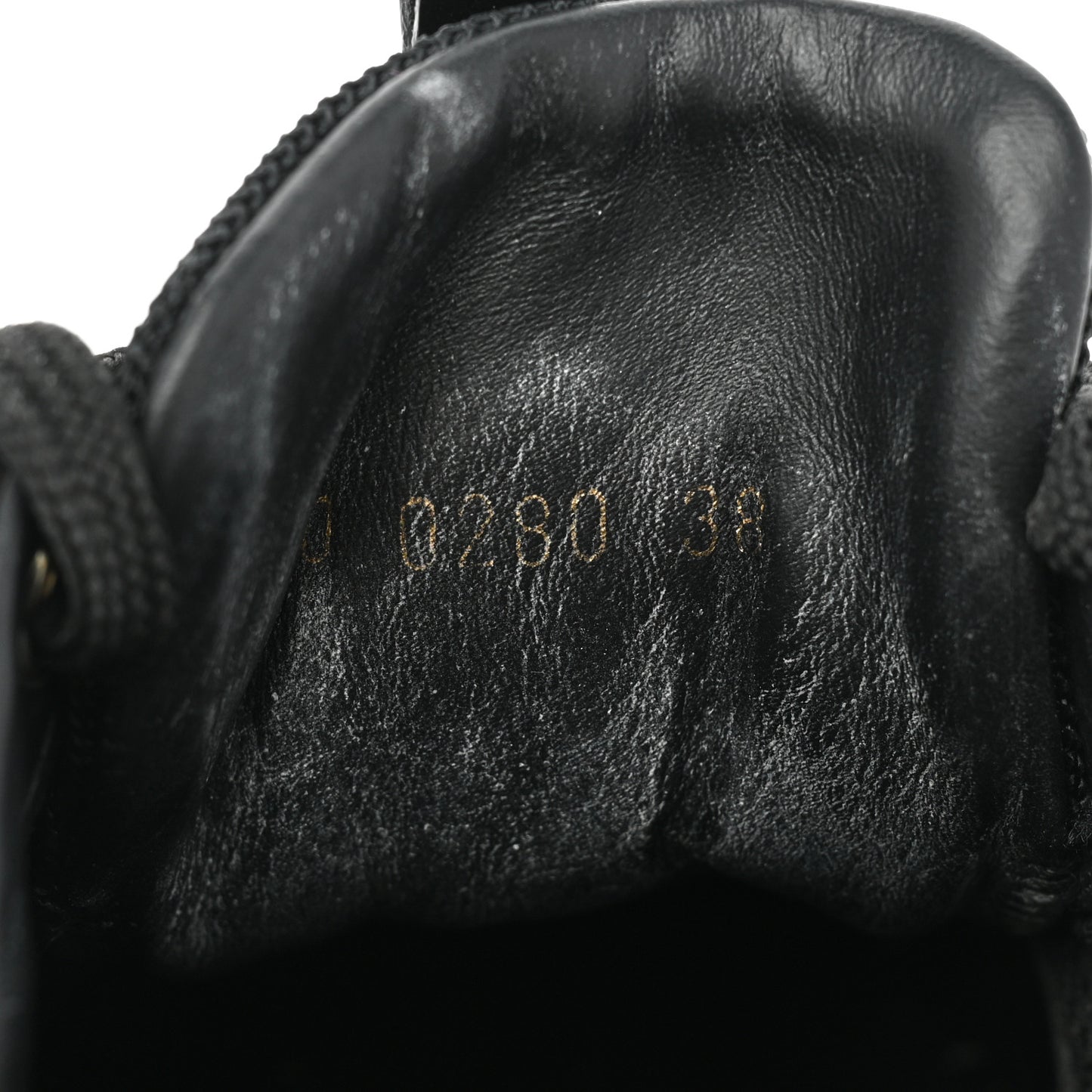 Suede Monogram Run Away Sneakers 38 Black