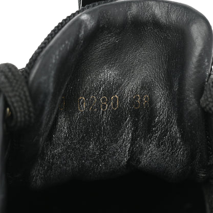 Louis Vuitton Suede Monogram Run Away Sneakers 38 Black 14 of 16