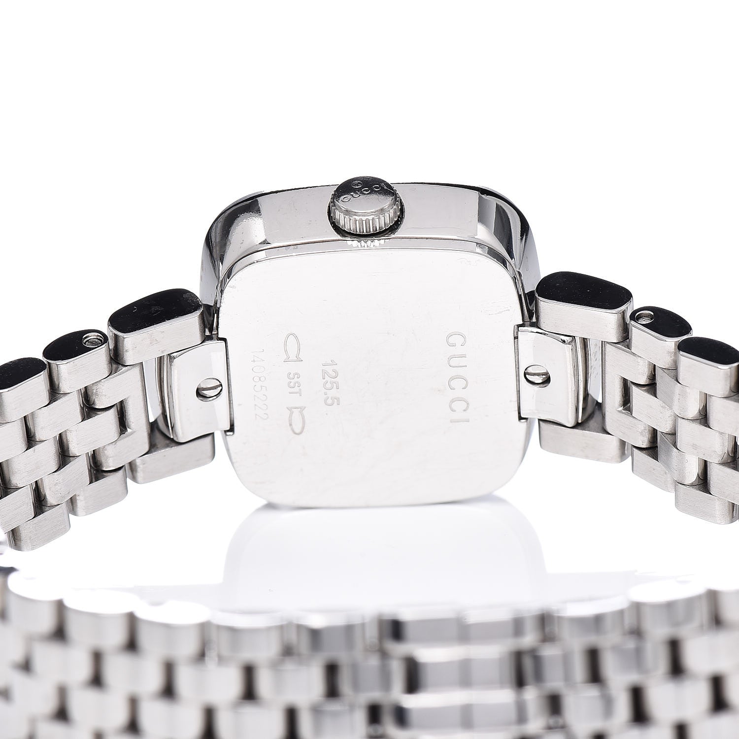 Gucci Stainless Steel 24mm G-Quartz Watch Brown 5 of 6
