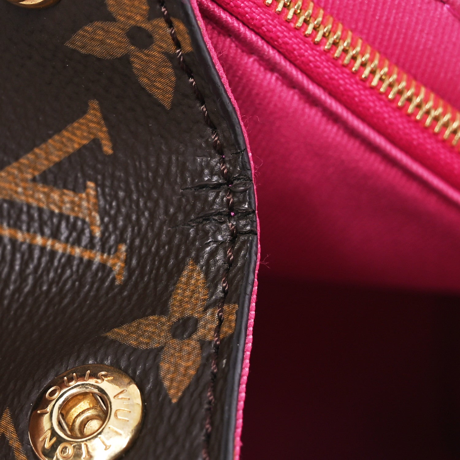 Louis Vuitton Monogram Cluny BB Bordeaux Fuchsia 17 of 18