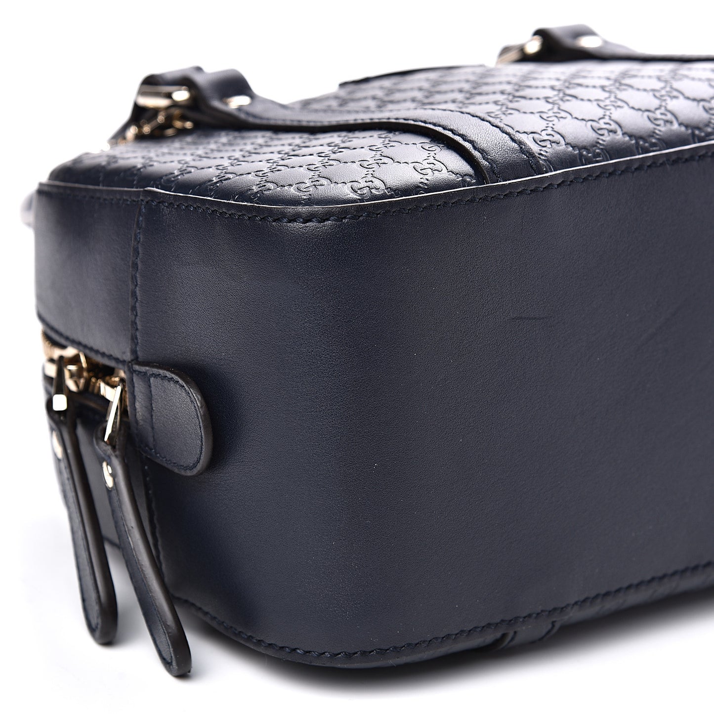 Soft Microguccissima Small Crossbody Bag Blue