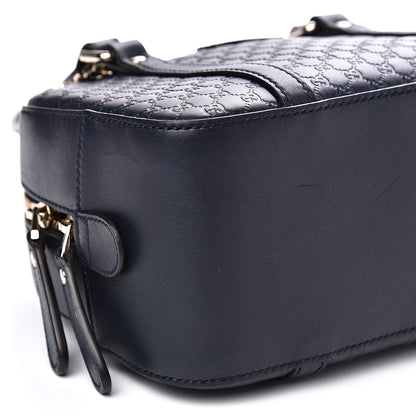 Gucci Soft Microguccissima Small Crossbody Bag Blue 9 of 11