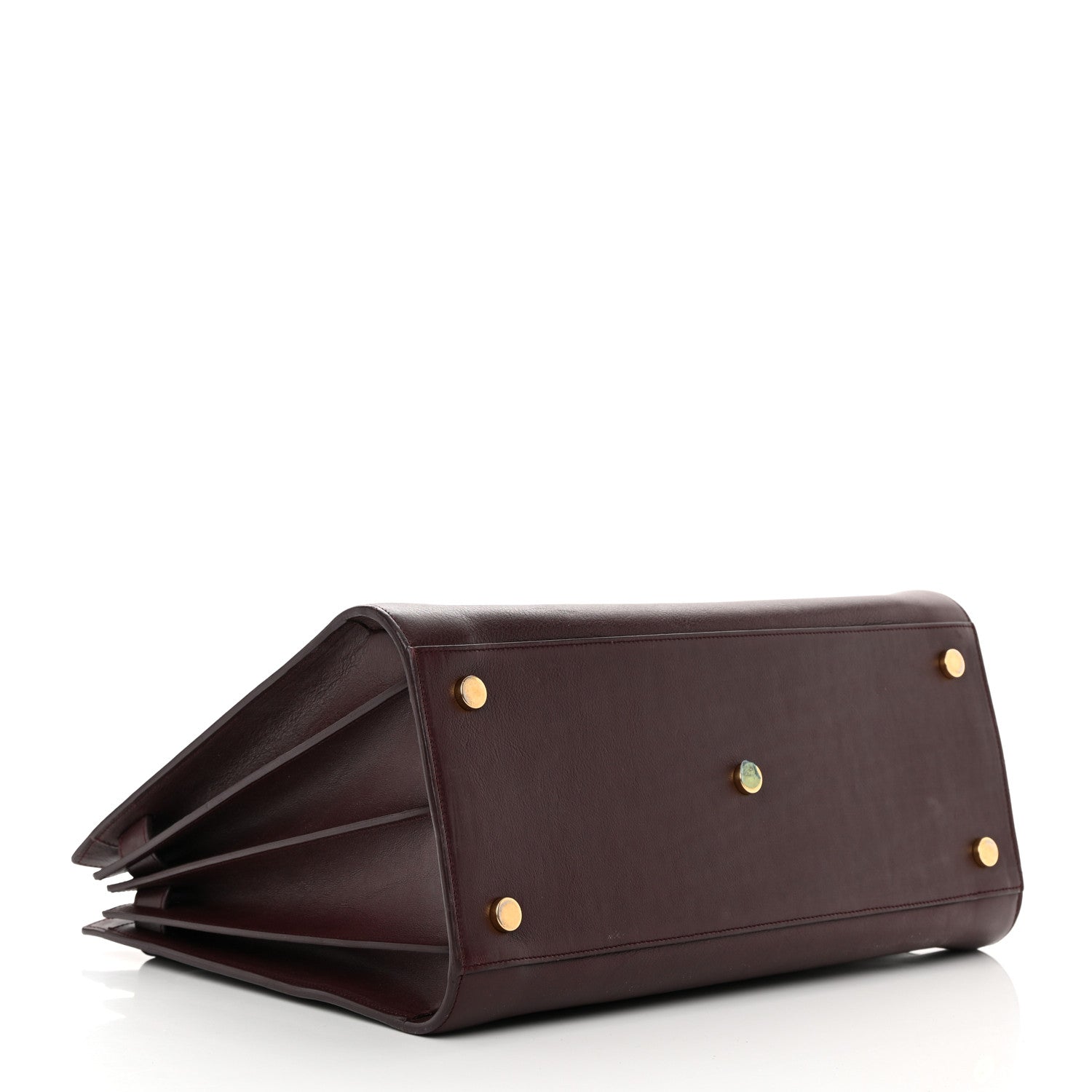 Saint Laurent Calfskin Large Sac De Jour Carryall Amarena 4 of 16