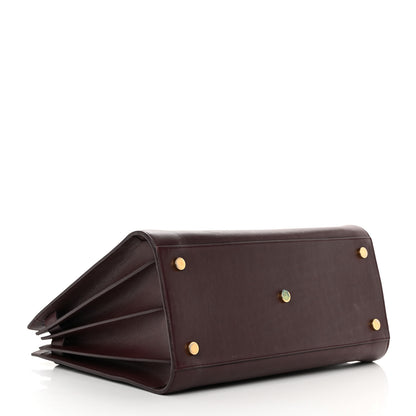Saint Laurent Calfskin Large Sac De Jour Carryall Amarena 4 of 16