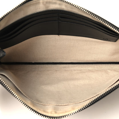 Gucci GG Supreme Monogram Tiger Zip Wristlet Pouch Beige 4 of 4