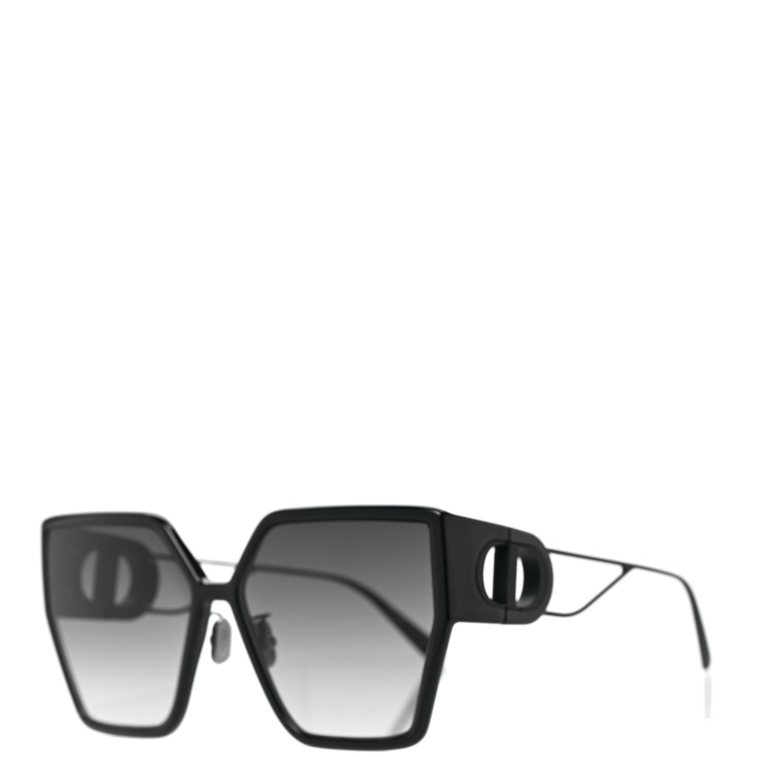 Christian Dior Rectangular 30 Montaigne 1 Sunglasses Black 1 of 6