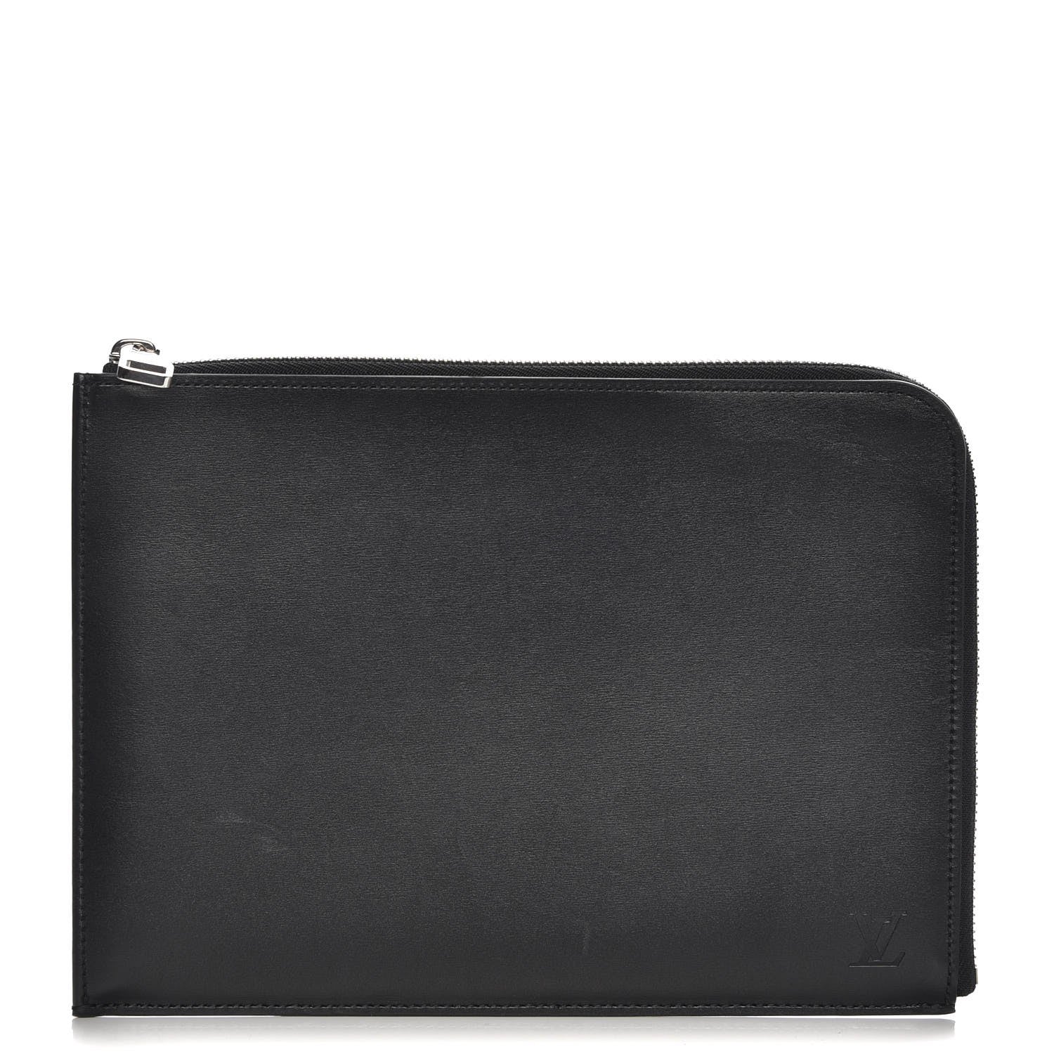 Louis Vuitton Calfskin Souple Pochette Jour PM Black 1 of 6