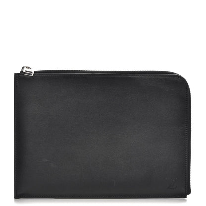 Louis Vuitton Calfskin Souple Pochette Jour PM Black 1 of 6