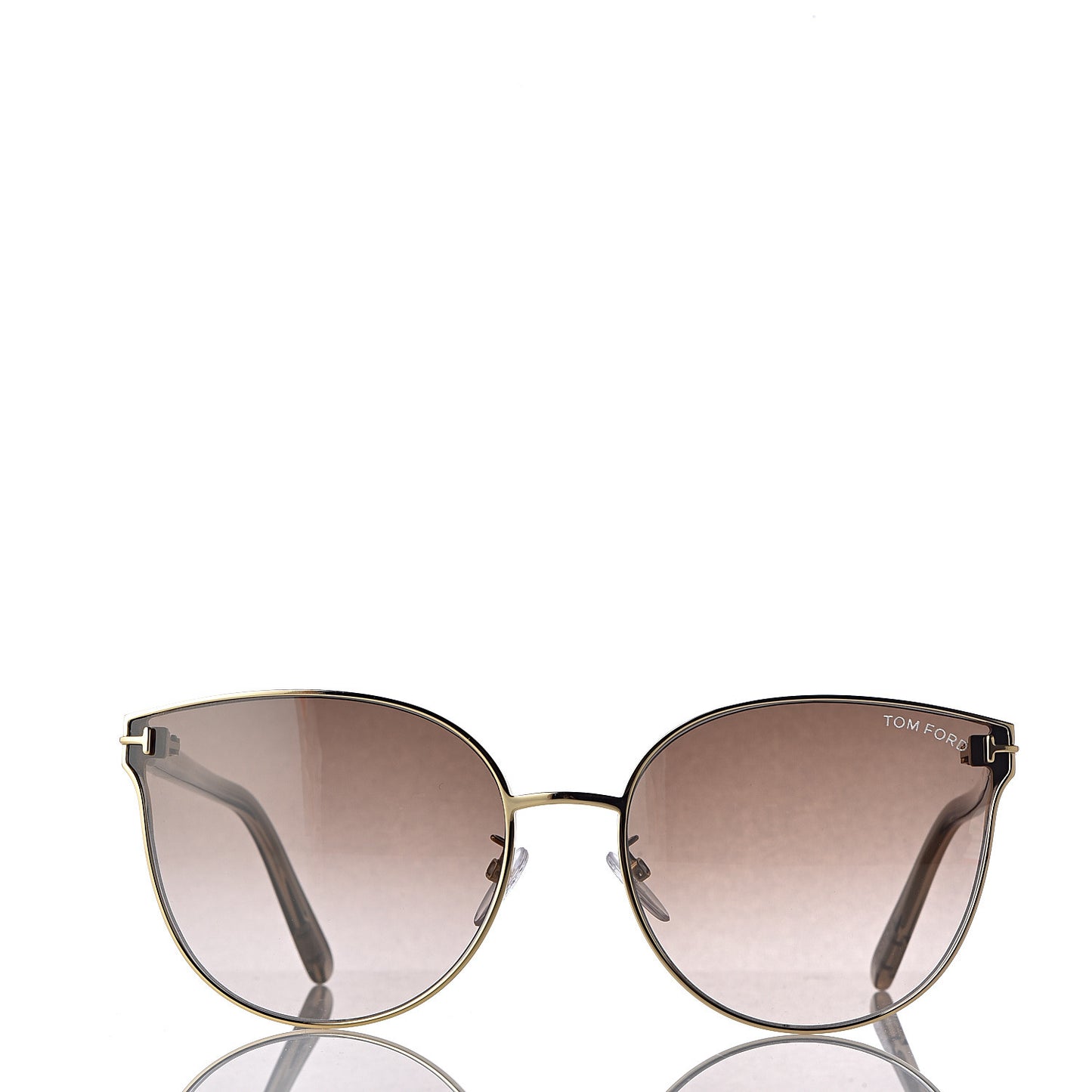 Cat Eye Sunglasses TF718 K Brown