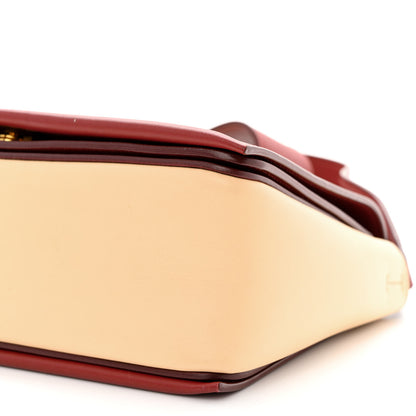 Celine Shiny Smooth Calfskin Medium Frame Shoulder Bag Ruby Nude 9 of 12
