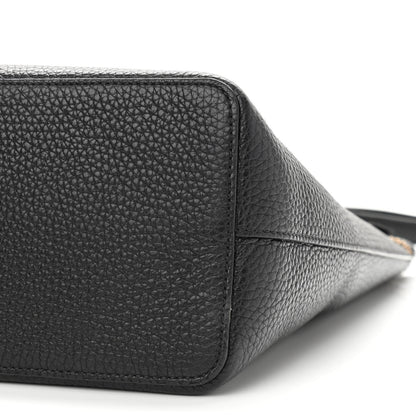 Tom Ford Pebbled Calfskin Zip Shoulder Bag Black 9 of 10