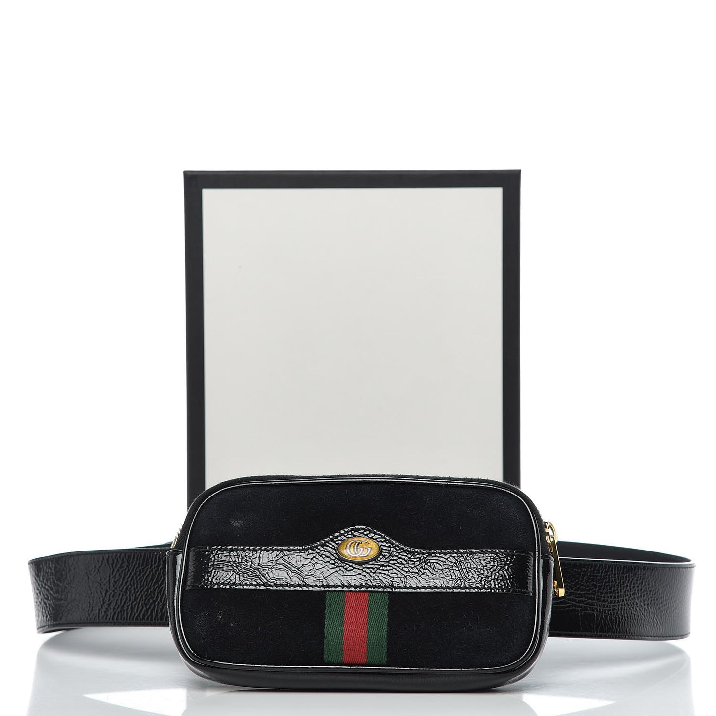Suede Patent Ophidia Belted iPhone Case 95 38 Black