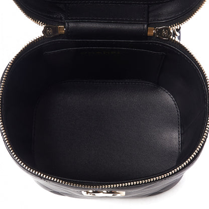 Chanel Lambskin Quilted Trendy Vanity Case Black 7 of 11