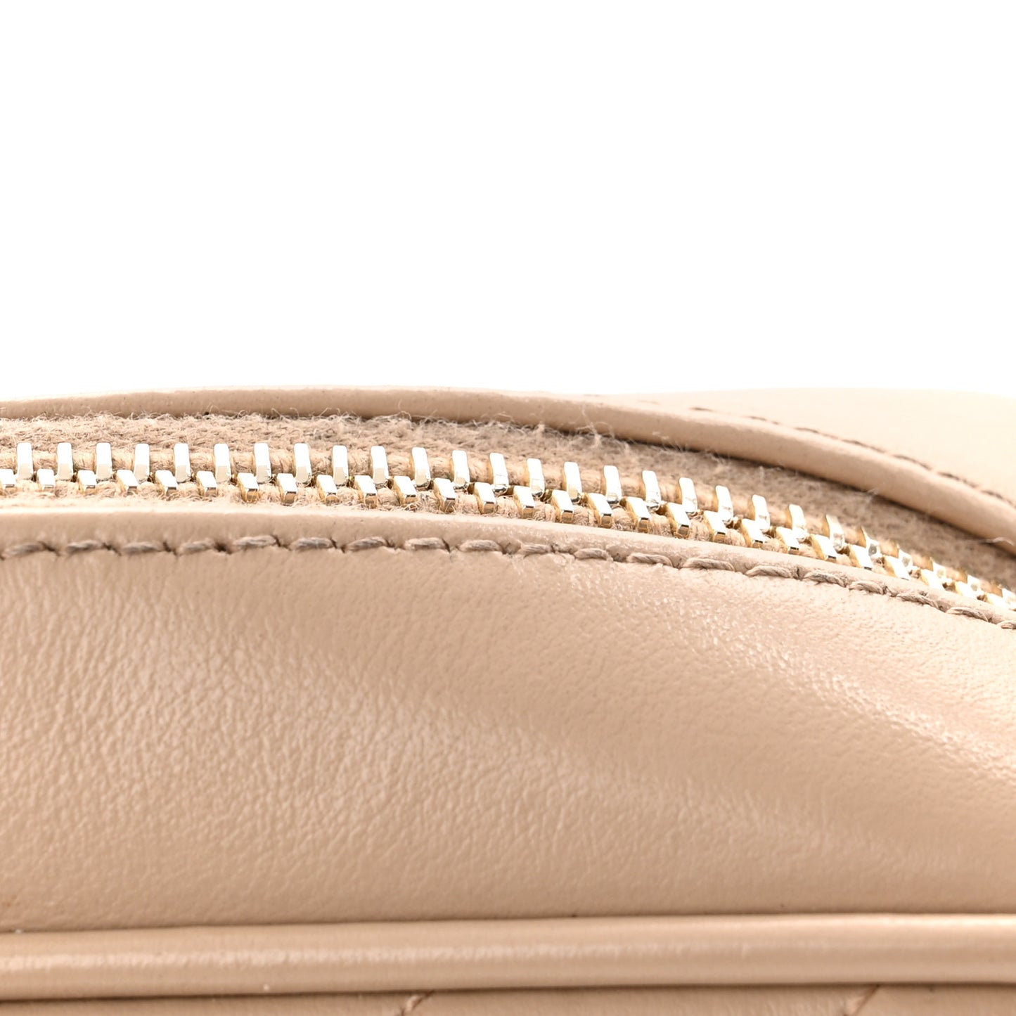 Calfskin Matelasse Monogram Lou Camera Bag Dark Beige