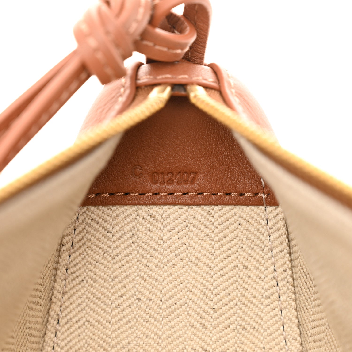 Loewe Calfskin Mini Hammock Hobo Tan 7 of 10