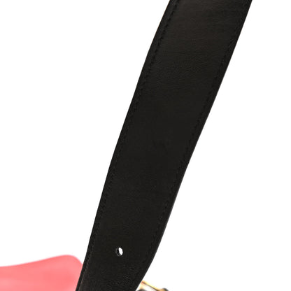 Miu Miu Nappa Matelasse Biker Shoulder Bag Red White Black 16 of 16
