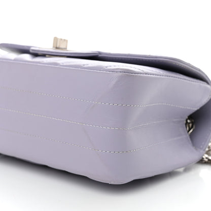 Chanel Aged Calfskin Chevron Quilted 2.55 Reissue Mini Flap Light Purple 10 of 13