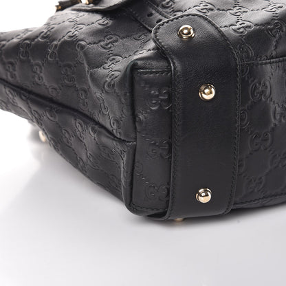 Gucci Guccissima Small Pelham Shoulder Bag Black 18 of 19