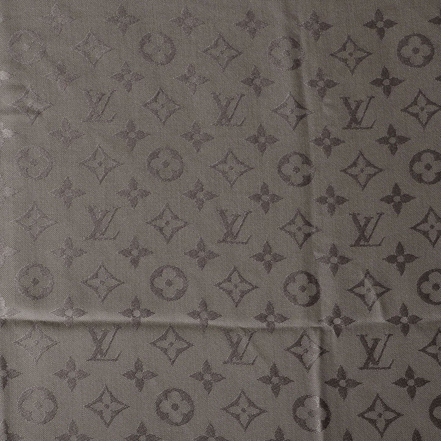 Silk Wool Monogram Shawl Verone