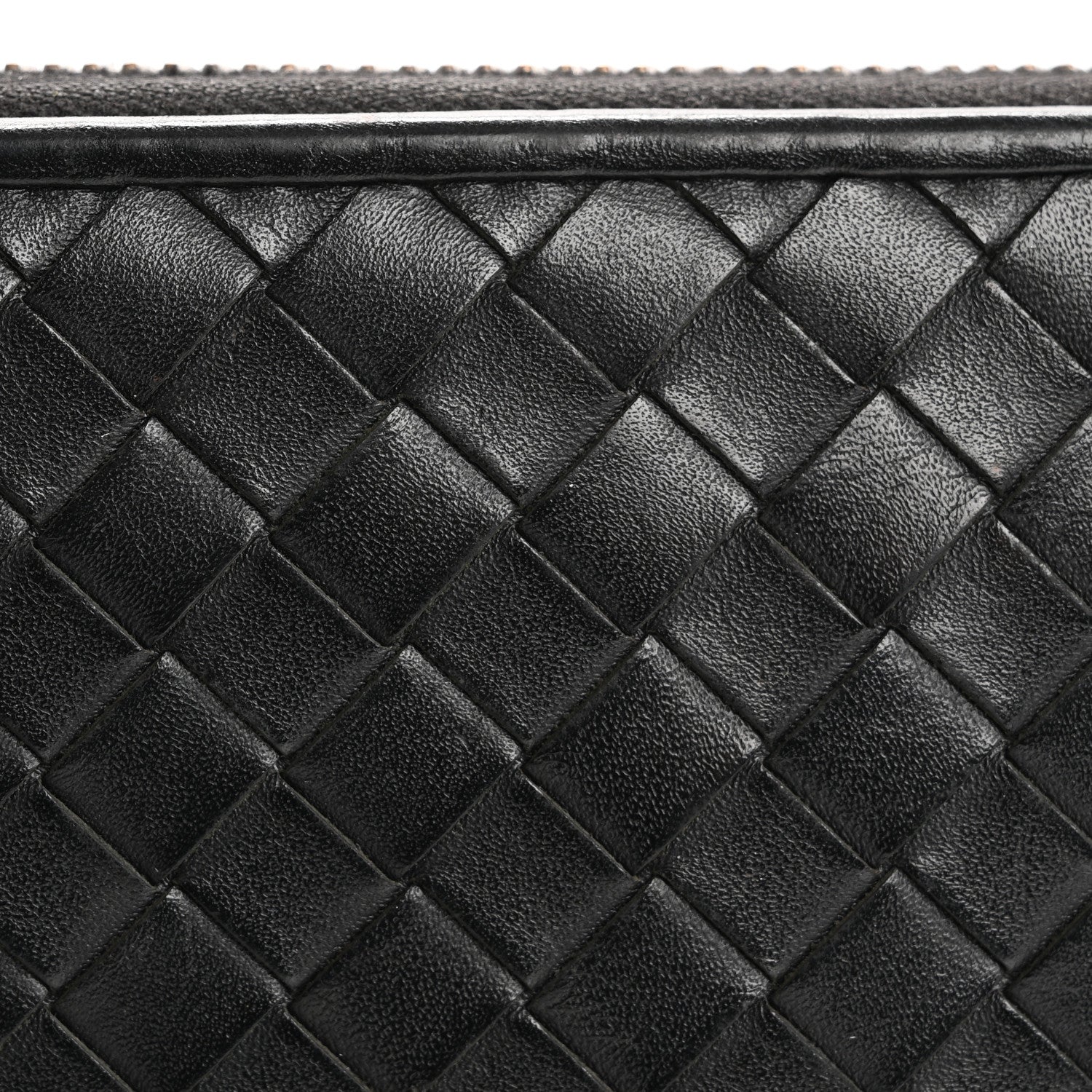 Bottega Veneta Nappa Intrecciato Zip Around Wallet Black 16 of 17
