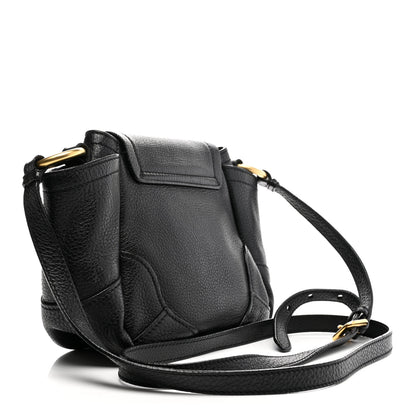 Prada Vitello Daino Crossbody Bag Black 2 of 13