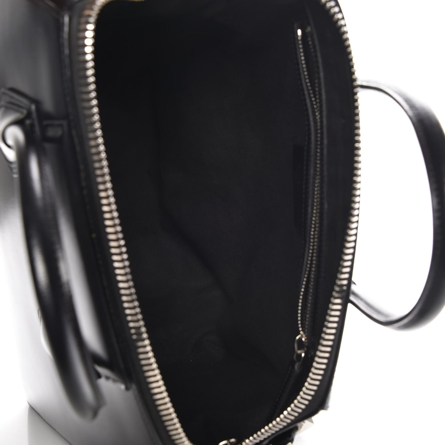 Shiny Lord Calfskin Medium Antigona Black