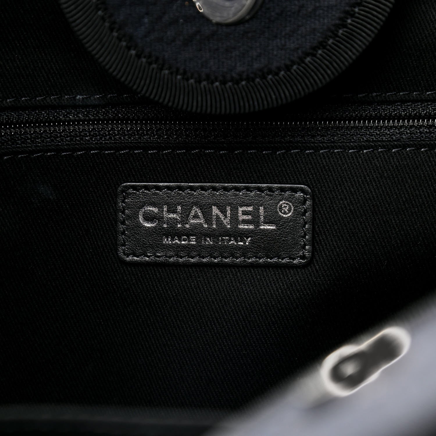 Chanel Deauville Tote Black 7 of 10