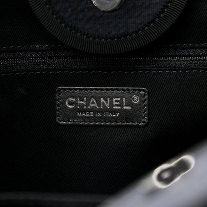 Chanel Deauville Tote Black 7 of 10