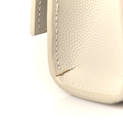 Saint Laurent Grain De Poudre Small Monogram Kate Satchel Crema Soft 10 of 10