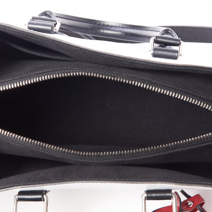 Louis Vuitton Epi Soufflot BB Optic White Black Scarlet 6 of 9