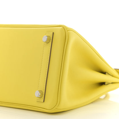 Hermes Swift Birkin 25 Lime 9 of 10