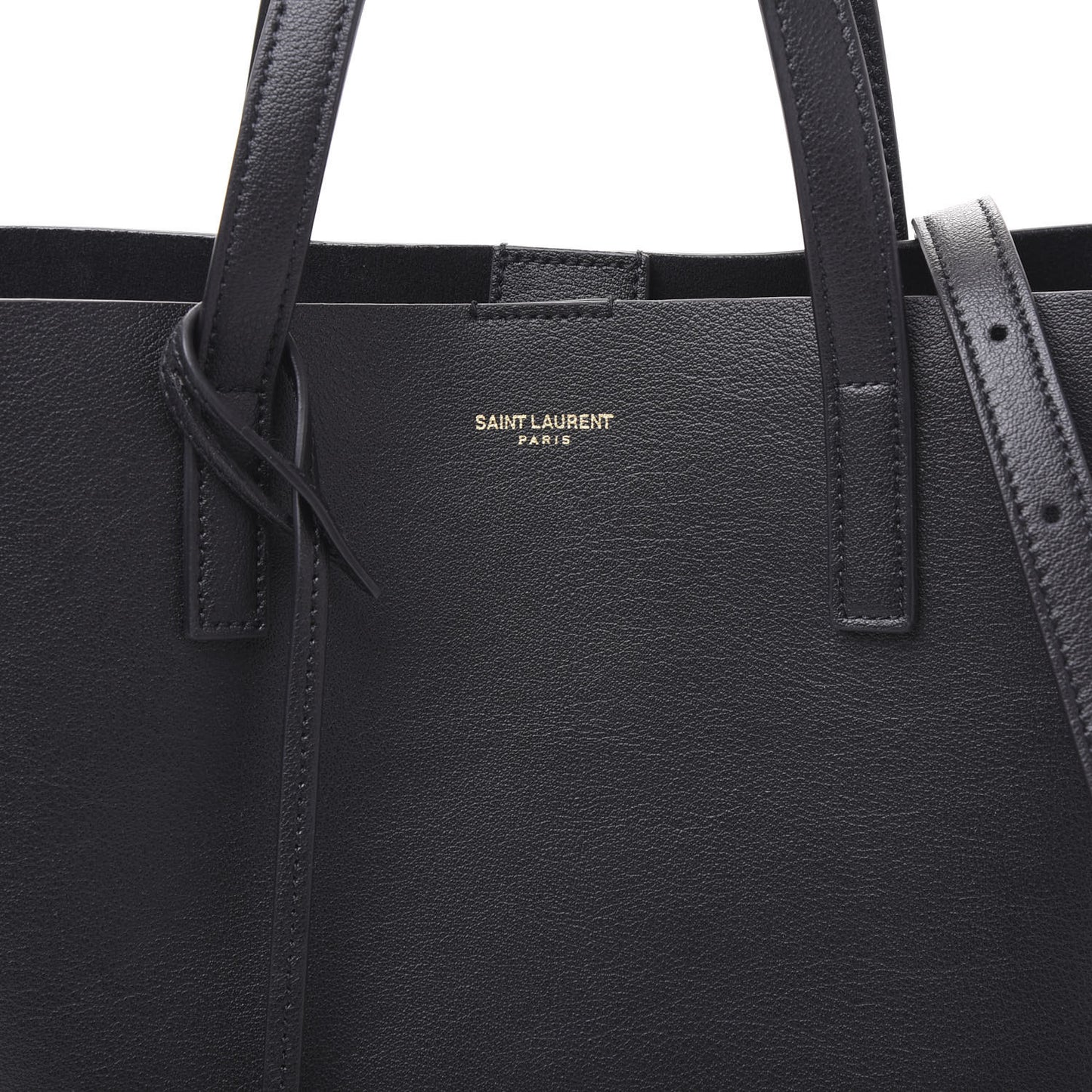 Calfskin Toy Shopping Tote Black