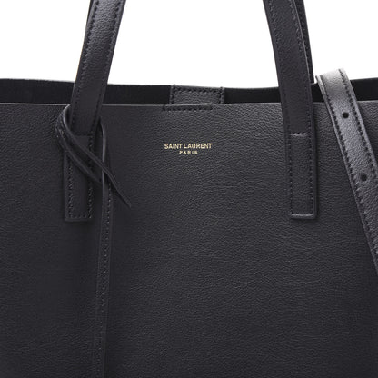 Saint Laurent Calfskin Toy Shopping Tote Black 7 of 7